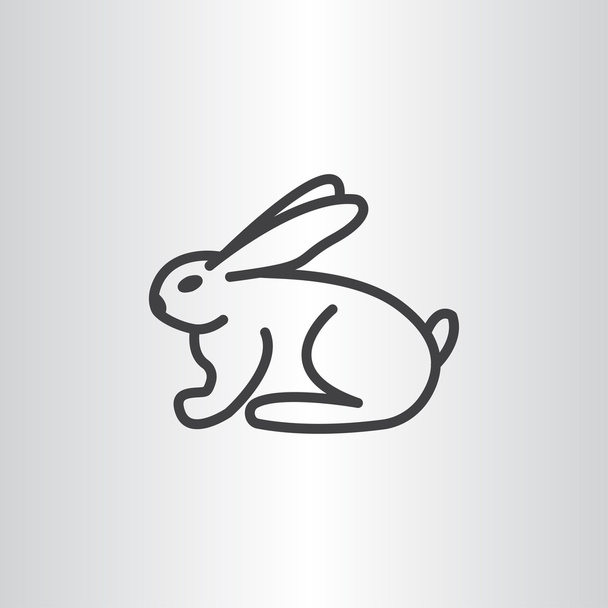 Bunny or rabbit icon - Vektor, Bild