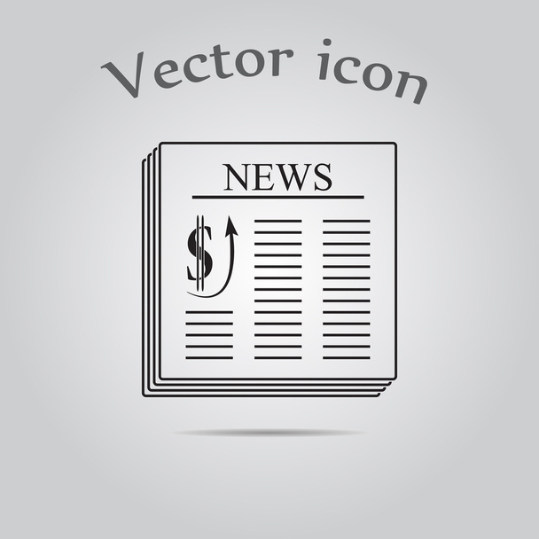 Newspaper Vector icon - Vector, Image