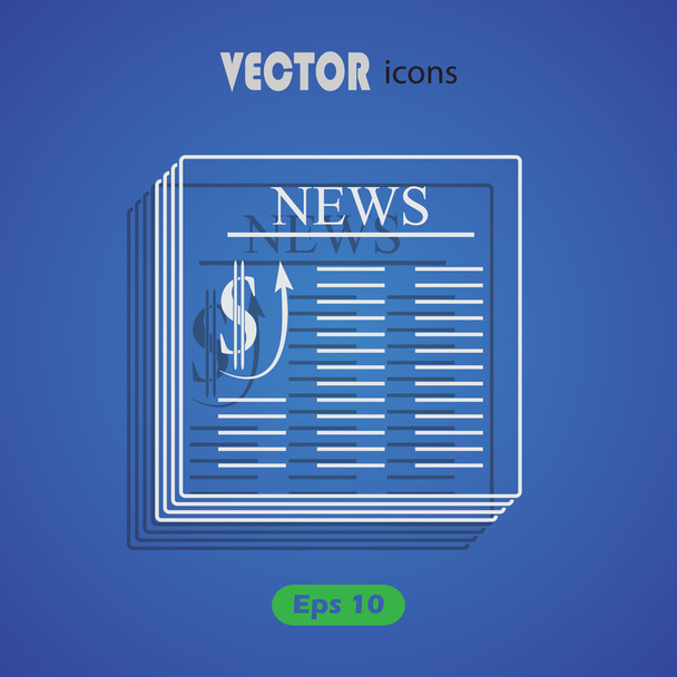 газета векторної icon
 - Вектор, зображення