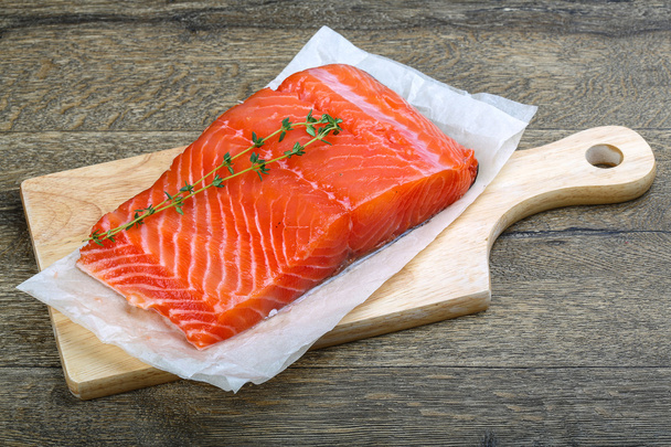 Fresh Salmon fillet - Photo, Image