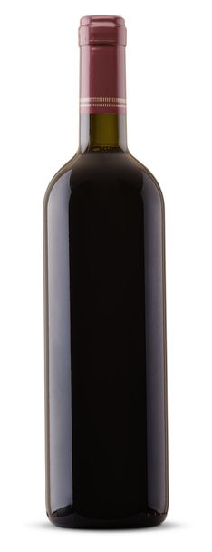 red wine bottle  - Foto, Bild