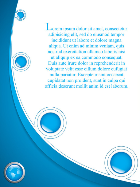 Business brochure sjabloon - Vector, afbeelding