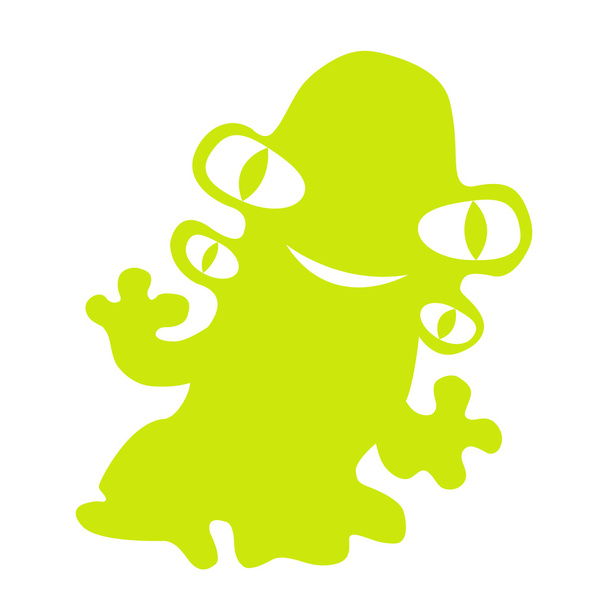 monstro mutante verde
 - Vetor, Imagem