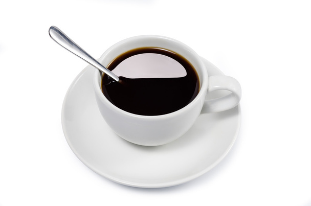 Egy csésze kávé izolátum - Fotó, kép