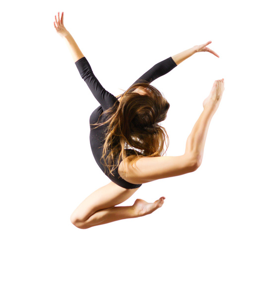 Young girl engaged art gymnastic - Fotó, kép