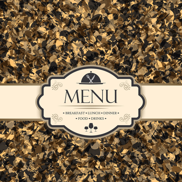Šablona menu pro restaurace, bary a nápoje - Vektor, obrázek