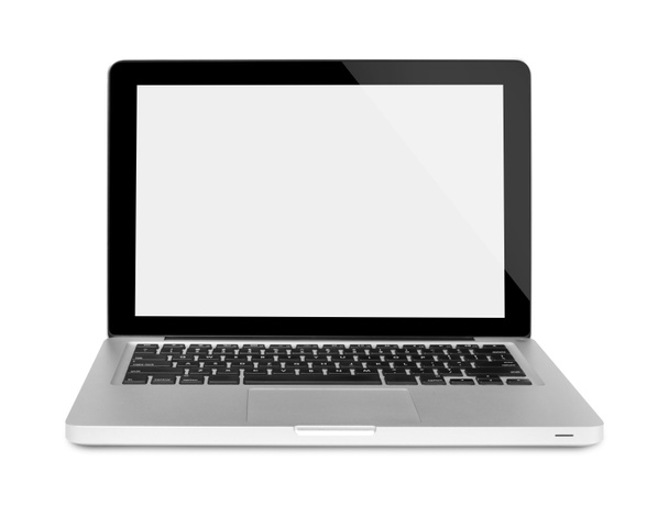 portátil sobre fondo blanco - Foto, imagen