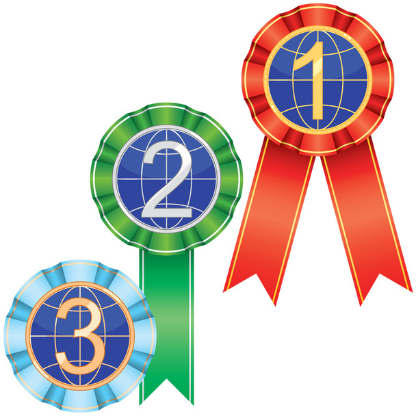 insignias de premio conjunto
 - Vector, imagen
