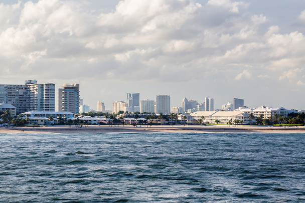 Panorama Fort Lauderdale z moře - Fotografie, Obrázek