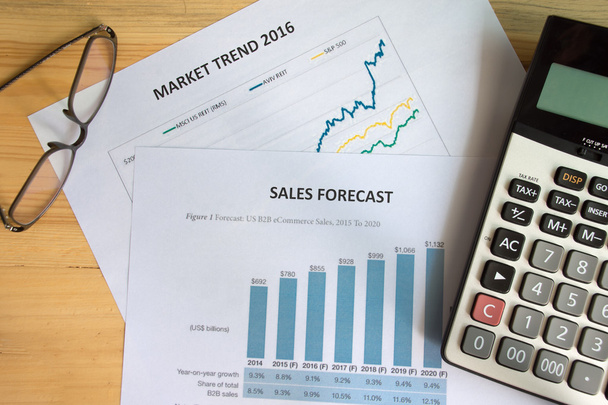 Аналіз графіків прогнозу продажів фінансового обліку
 - Фото, зображення