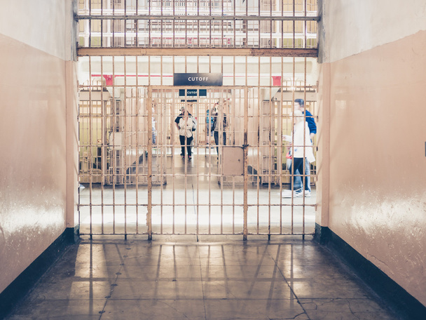 San Francisco, Amerikai Egyesült Államok - szeptember 15-én: Alcatraz börtönben a szeptember - Fotó, kép