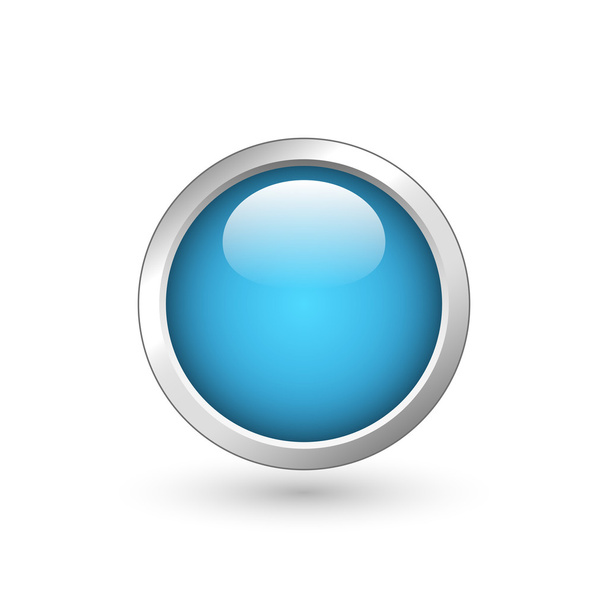 round web button - Vector, afbeelding