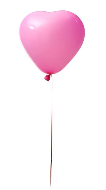 Pink heart balloon - Photo, image