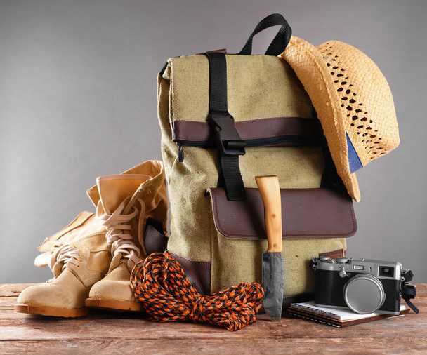 Tourism concept. Backpack - Photo, Image