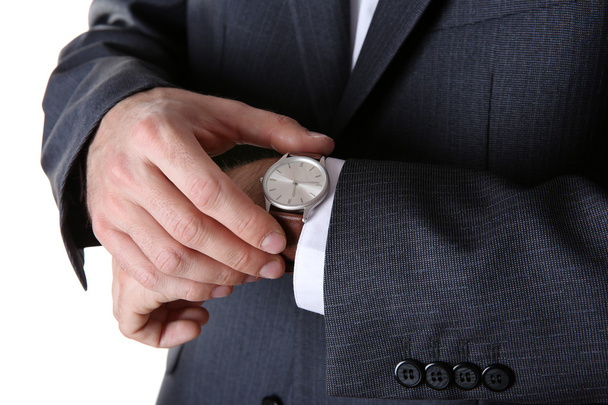 Modern watch on a wrist - Photo, Image
