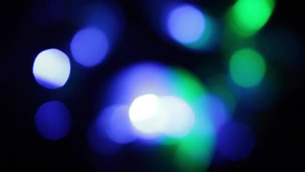 Kleurrijke bokeh lichten achtergrond - Video