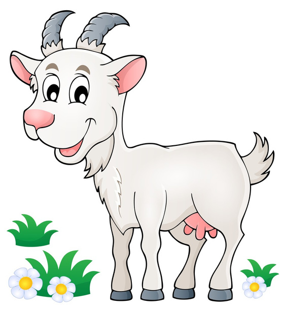 Goat theme image 1 - Vector, afbeelding
