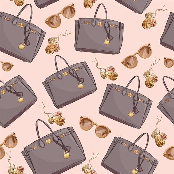Fashion Pattern Of Women Bags - ベクター画像