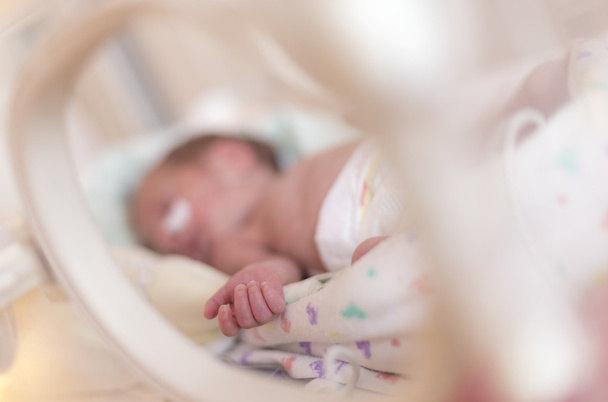 Bebé prematuro recién nacido niña
 - Foto, imagen