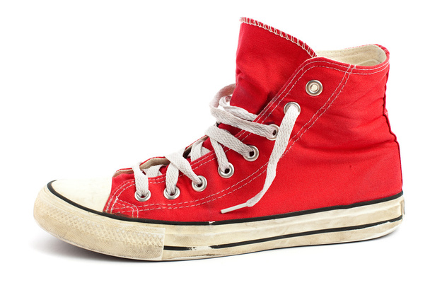 Roter Vintage-Schuh - Foto, Bild