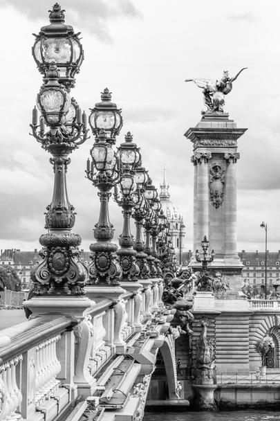 ΓΕΦΥΡΑ του Αλεξανδρου ΙΙΙ γέφυρα Παρίσι - Φωτογραφία, εικόνα