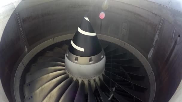 Close Up Turbine Engine - Footage, Video