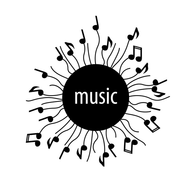векторний логотип музики
 - Вектор, зображення