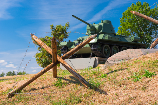 Zaslavl, Bielorrusia - 20 de agosto de 2015: Complejo Histórico Militar S
 - Foto, imagen