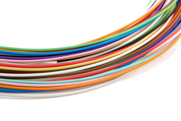 fibras ópticas coloreadas
 - Foto, Imagen