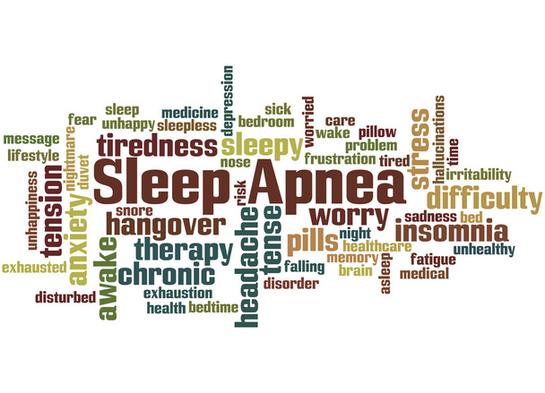 Sleep Apnea, concetto di nuvola di parole 4
 - Foto, immagini