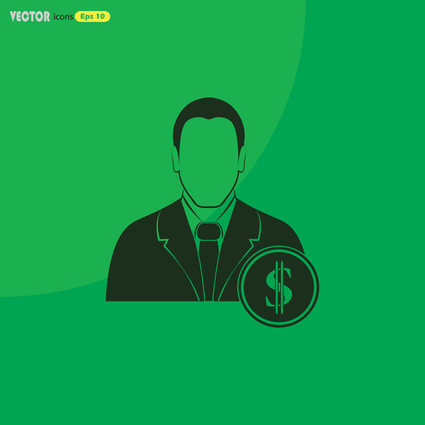 Banker Vector icon - Vector, Image