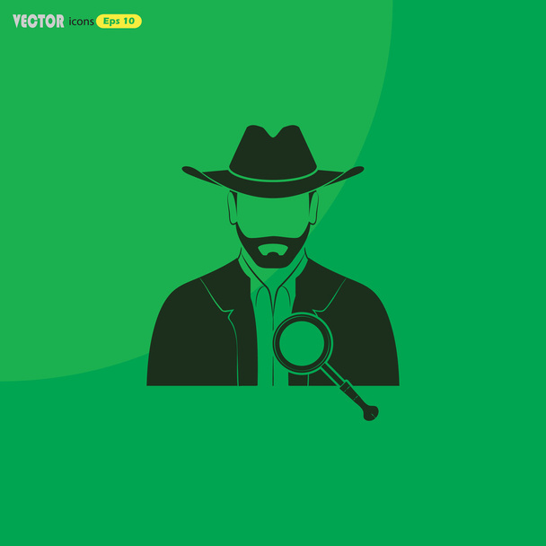 Detective vector icon - Vector, Image