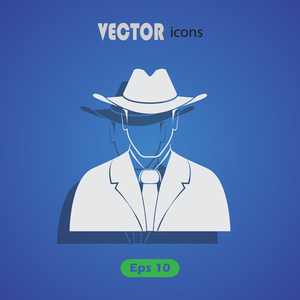 Векторная икона мафии
 - Вектор,изображение