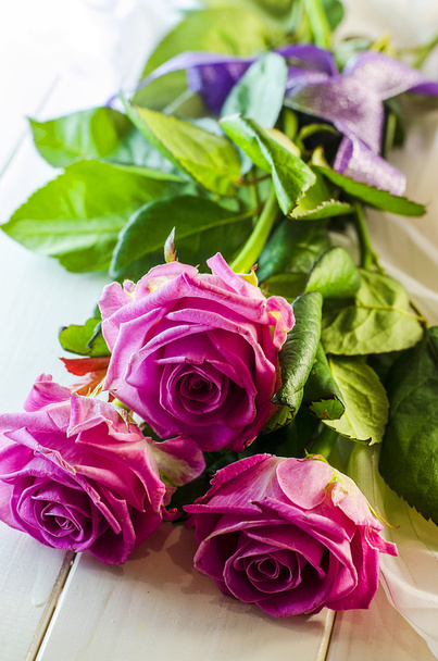 ouquet di rose rosa
 - Foto, immagini