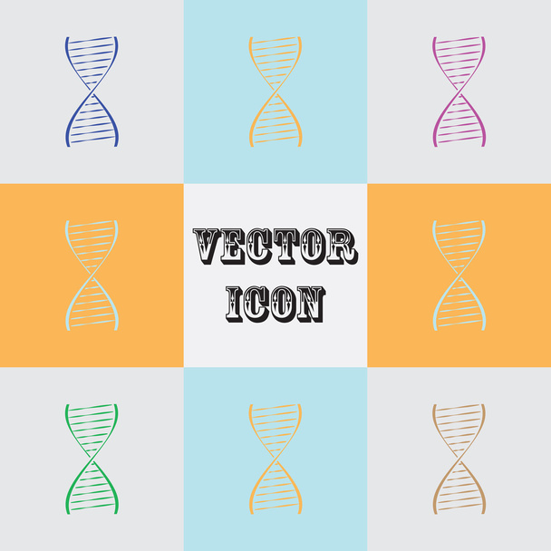 Icona DNA vettoriale
 - Vettoriali, immagini