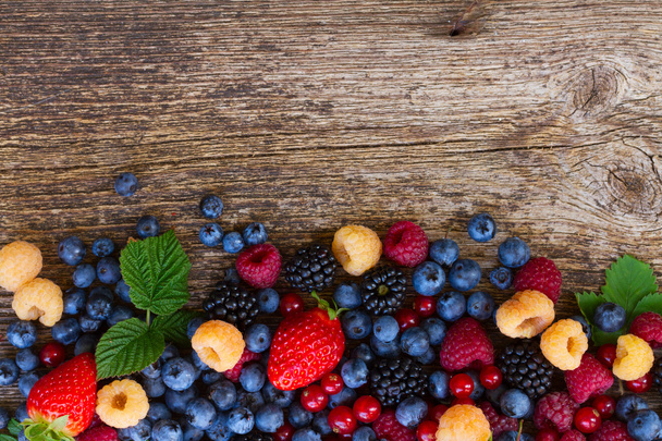 background of fresh berries - Foto, Imagen