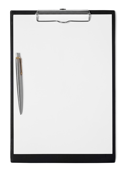 Clipboard on white - Photo, Image