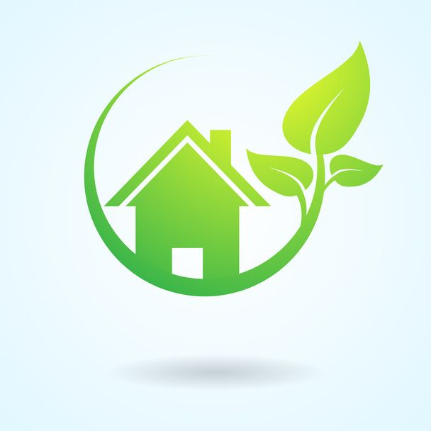Green nature real estate - Vector, Image