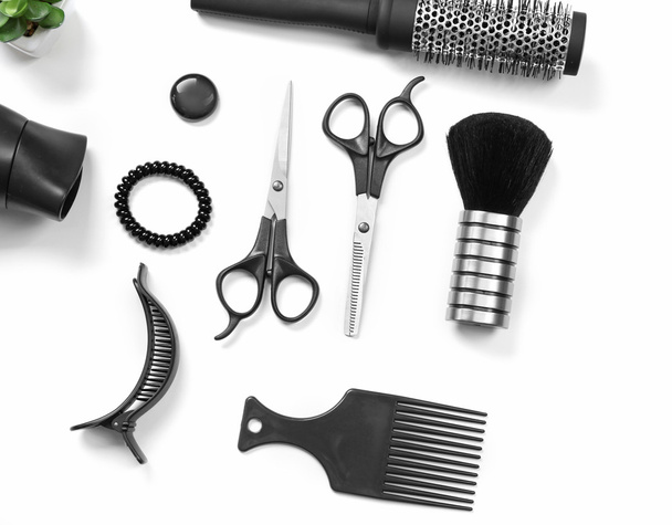 Barber set with tools  - Zdjęcie, obraz