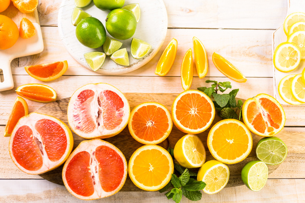 Különféle citrusfélék - Fotó, kép