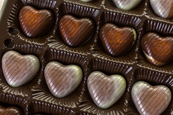 close up view of Chocolate box - Fotó, kép