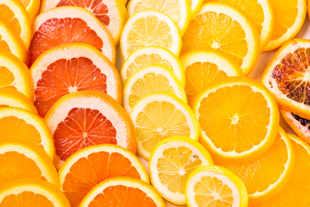 柑橘系の果物の様々 な - 写真・画像
