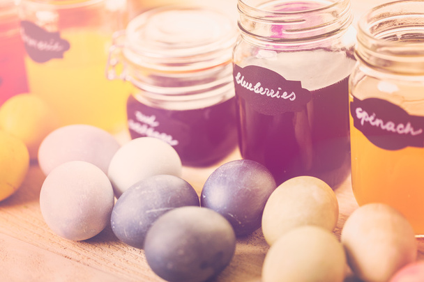 húsvéti tojások festett - Fotó, kép