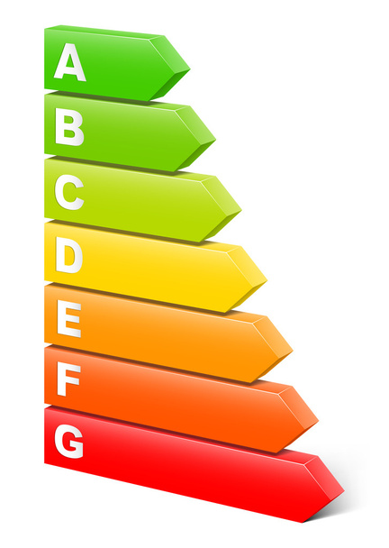 Energy efficiency rating - Vector, Image