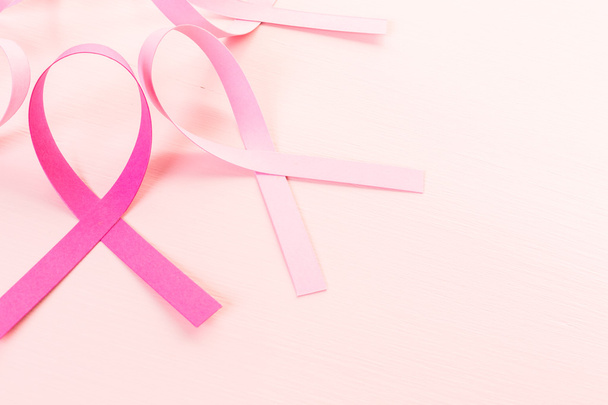 Frauengesundheitssymbol in rosa Schleifen - Foto, Bild
