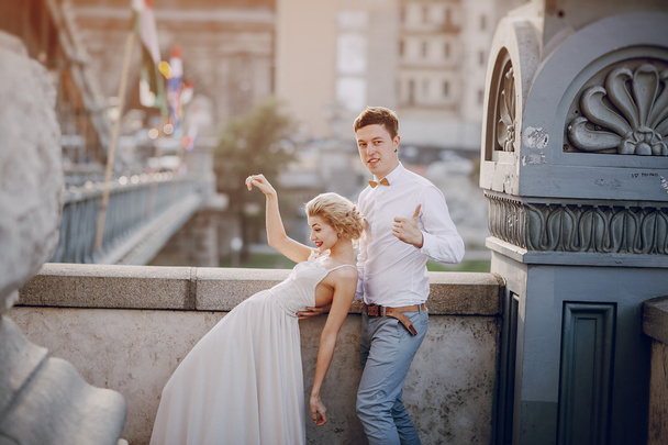 wedding day in Budapest - Фото, зображення