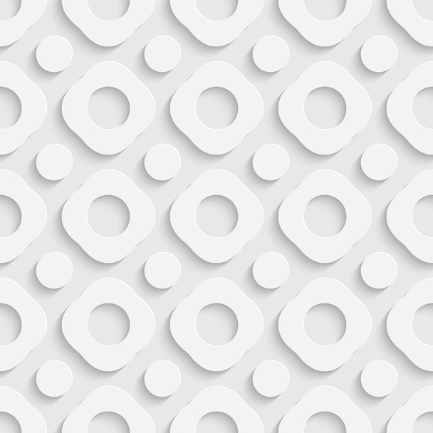 Seamless Square and Circle Pattern - Vector, Image