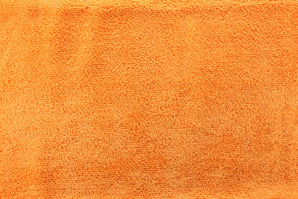 Color naranja Textura de microfibra Paño
. - Foto, Imagen