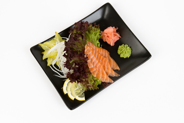 Image of tasty sashimi with salmon - Φωτογραφία, εικόνα