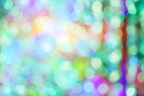 abstract green and purple light of bokeh background - Zdjęcie, obraz
